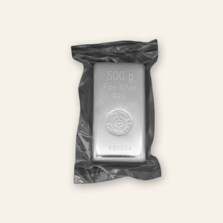 Lingote de Plata de inversión de 500 gr. de SEMPSA
