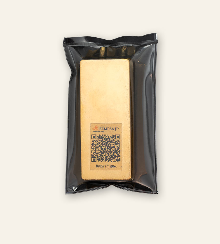 Lingote de ORO
de 500 gr. Dorso