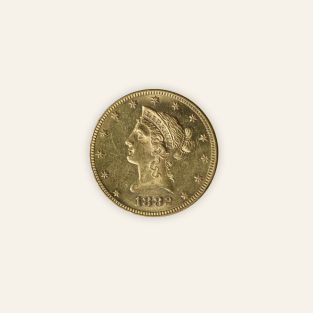 MONEDA ORO 10 DOLARES AMERICANOS
